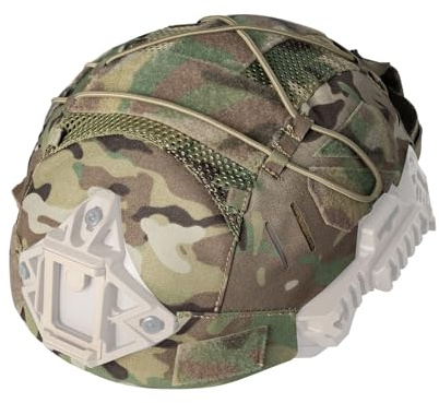 IDOGEAR Taktische Helmabdeckung für Team Wendy Helm Gegengewicht Batterietasche für Helm Größe M/L/XL, 500D Nylon (Large, camo)