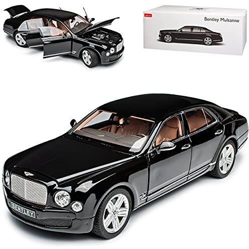 Generisch Bentley Mulsanne Schwarz 1/18 Modell Auto