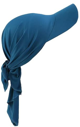 Pluto & Fox Damen Mütze Kopftuch mit Schirm Turban Gebundener Rücken Baseballkappen für Sonne