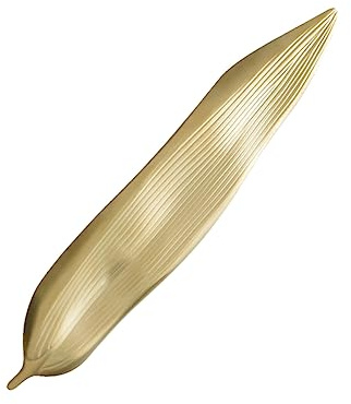 Ipetboom Supporto in Acciaio Inossidabile a Forma di Foglia Stile Giapponese Elegante e Creativo per Bacchette per Decorare la Tavola da Pranzo