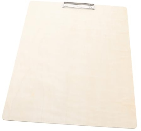 Gatuida Lavagna da Disegno in Legno Naturale con Clip Portatile per Schizzi e Bozzetti in Viaggio Tavola Leggera e Resistente per Artisti e Appunti Outdoor