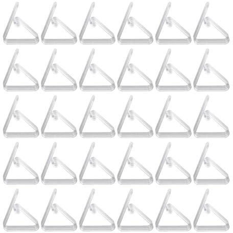 Anhoer 30 Stück Tischdecken Clips Kunststoff Transparent Tischtuchklammern Tischdecke Klemmen Tischdeckenhalter-Clips Tischdeckenbefestigung für Hochzeiten im Freien Zuhause Camping Restaurant