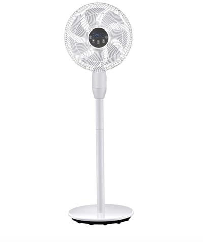 VENTILADOR HTW DE PIE MULTIPOSICION 3 EN 1 BLANCO Ø30CM 25W HTW-VP-25YM