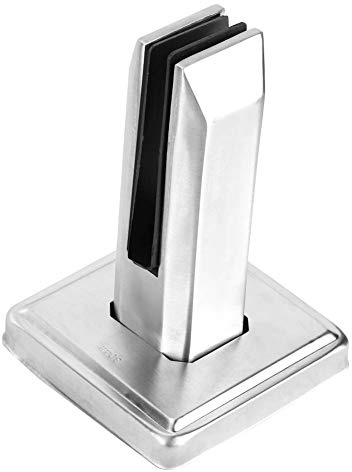 Yctze Robinets en Verre pour Escaliers, Balcon, Piscine, en Acier Inoxydable, Pince de Garde-corps pour Installations en Verre de Piscine et de Jardin