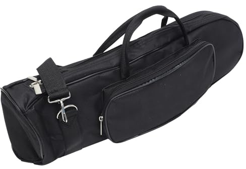 HYTROVE Borsa per Tromba Rossa Oxford e Cotone, Leggera e Pieghevole, Tracolla per Trasporto a Spalla, per Uso All'aperto e Concerto Colore Casuale