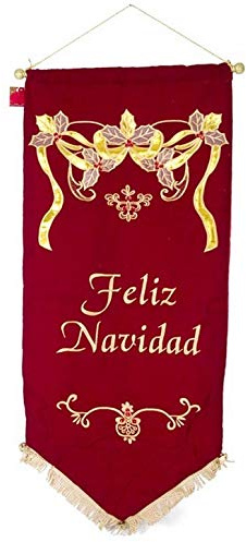 Gerimport Estandarte Feliz Navidad 112 x 48 cm