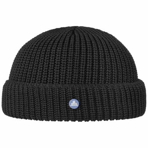 HAMMABURG Strick Dockermütze Beanie Wolle Made in Italy Damen Herren Herbst Winter