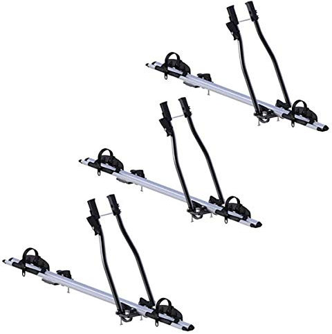 VDP 3X Porte-vélo Sagittar + barres de toit Quick L compatible avec Fiat 500 X à partir de 2015