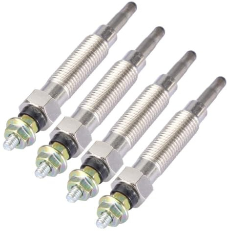 Diesel Glühkerzen, Yctze 4pcs Dual Core Glühkerzen Ersatz für Challenger L200 L300 2.5 D für bougie prechauffage candelette mitsubishi l200 Diesel Heizelement Glühkerzen Dual Core Dieselheizelement Pl