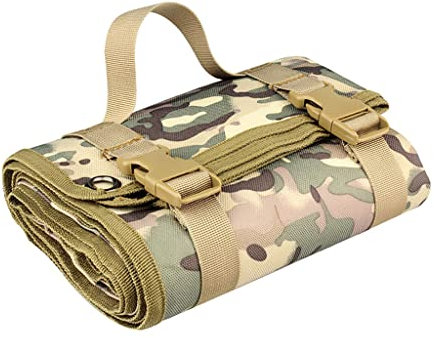 ADITAM KANBUN Nicht gepolsterte Schießmatte Camouflage Camping Pad Picknickdecke Camouflage Kissen für Camping-Picknick-Aktivitäten Double The Comfort