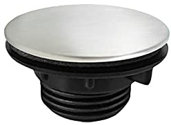 2 Pieces Kitchen Faucet Hole Cover Sink Tap Hole Plate Stopper Cover Brushed Plug Kitchen Sink Hole Cover（44 * 24 * 28mm/1.73 * 0.94 * 1.10in）