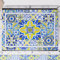 PETTI Artigiani Italiani - Accessori Tessili da Cucina, Copri Fornelli 46x70 cm in Microfibra, Coprifornello Elegante per Gas e Induzione, in Stampa Digitale Vietri Blu, 100% Made in Italy