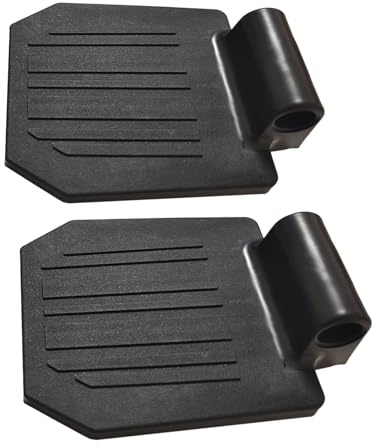 1 Pair of Universal Footplate for The Wheelchair, Transport Chair Footrest Elevating Leg Rests Replacement Parts for Standard Wheelchair Repair Parts