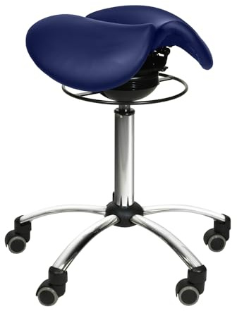 Teqler Sattelhocker mit Swing-Mechanismus blau