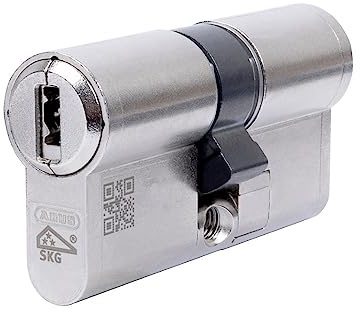 ABUS MAGTEC 2500 Doppelzylinder 45|40 | Magnet-Technologie | Kopierschutz Bohrschutz Ziehschutz | Not- und Gefahrenfunktion | Patentschutz | 5 Schlüssel + Sicherungskarte | Einzelschließend