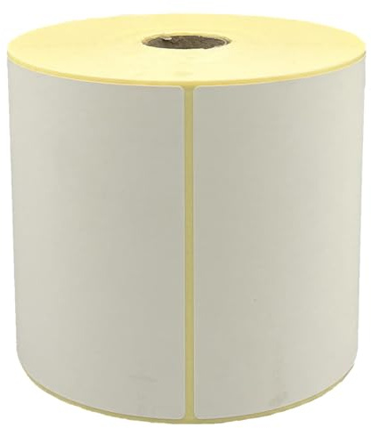 Giese-GEF Thermo Etiketten 105 x 148 mm - Thermodirekt Papier zu 500 Stück auf Rolle - Versandetiketten selbstklebend - mit Perforation