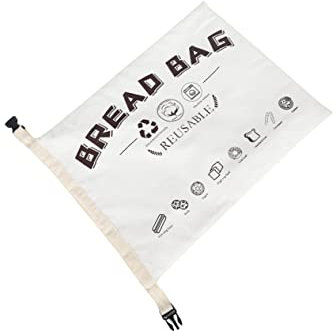 CIYODO 1stück Wiederverwendbare Brottasche Mit Klickverschluss Organische Für Aufbewahrung Von Brot Obst Und Snacks Praktische Einkaufstasche Für Zuhause