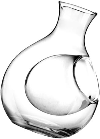 WATIIFUFU Rotwein Karaffe Aus Glas Mit Weinspenderfunktion Für Zuhause Und Restaurant Transparente Glaskaraffe Als Weinverteiler