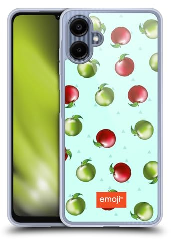 Head Case Designs Licenza Ufficiale Emoji® Mele Frutti Custodia in Gel [Protezione di Grado Militare] Compatibile con Samsung Galaxy A06 4G