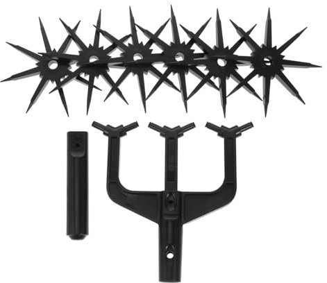 TOYANDONA Outil De Jardinage Cultivateur Rotatif Manuel pour Ameublissement Et Scarification du Sol, Griffe Plastique Légère, Usage Jardinage Et Préparation des Sols
