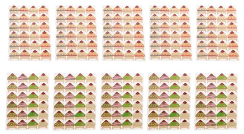 HOMSFOU 10 Blatt Kreative Fotoecken Aufkleber Selbstklebende Ecken für Scrapbook und Fotoalben DIY Zubehör mit Stilvollen Designs Muster Einfarbig