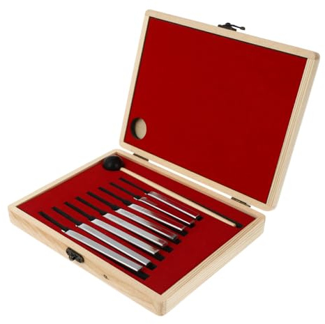 Gatuida Professionelle Mehrzweck Stimmgabel aus Aluminium in Silber Tragbar mit Glatter Runder Oberfläche für Musikunterricht und Instrumentenstimmung