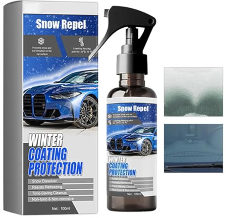 Generisch Parabrisas de hielo en aerosol, 200 ml, líquido transparente de fusión rápida, líquido anticongelante para automóviles, para coches, todoterrenos, vehículos, conducción de invierno, camping