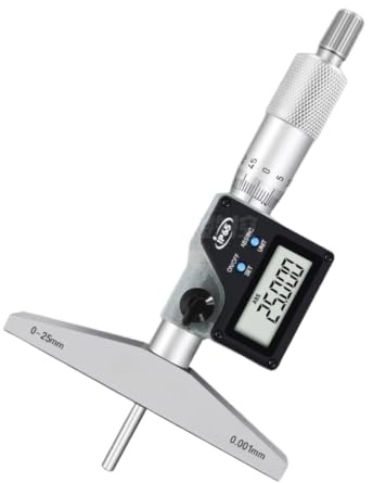 Profondimetro digitale, 0-50 mm, 0-25-50, Risoluzione 0.001 | mm(Digital Depth 0-50mm 0.001mm)