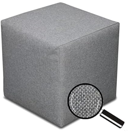 Best For Home | Sitzwürfel Sitzhocker | Bodenkissen Hocker | Sitzhocker Boden | Sitzhocker Holzwerkstoff | SitzwürfelPolstermaterial | Fußhocker Wohnzimmer | Fußhocker 40x40x40 | Sitzwürfel Graphit