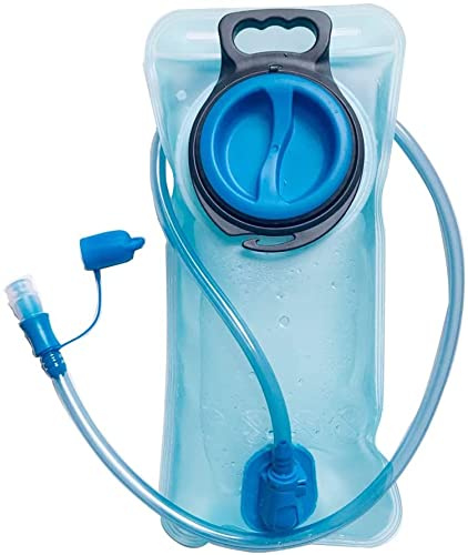 PUNDA Baby Boys - Bolla di acqua di alta qualità, 2 l, con valvola di morso senza A, antibatterica e a prova di perdite, adatta per ogni zaino da bere, sistema di idratazione di alta qualità, 2 litri,