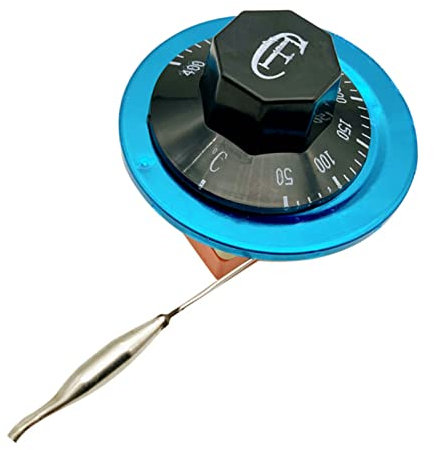 Termostato ajustable del horno 2 terminales, interruptor del regulador de temperatura ajustable del termostato del horno eléctrico 50-400℃