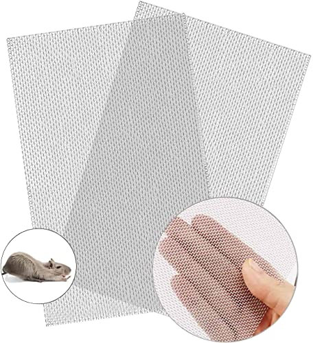 Treillis métallique, 2 Pièces Treillis Metallique Maille 20 en Acier Inox Trou 1mm Grillage Filtration en Feuille, Grillage Maille Fine pour empêcher Souris Insectes Serpents Moustique, 300 x 210 mm