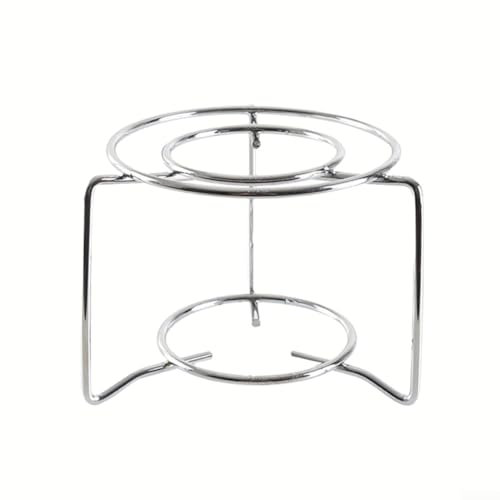 Portable Campfire Grill, Stove Stand, Folding Campfire Grill Grate, Stainless Steel Camping Grill Grate Gas Stove Stand for Camping, Picnic(B)