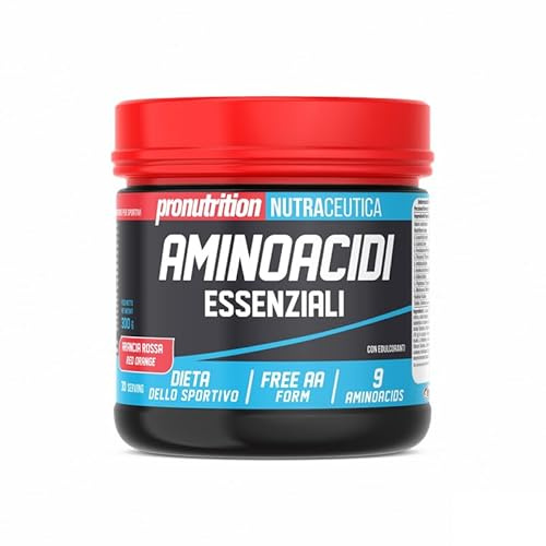 Pronutrition AMINOACIDI ESSENZIALI 300g ARANCIA ROSSA - Aminoacidi Essenziali in polvere per il fabbisogno Proteico/Azotato.