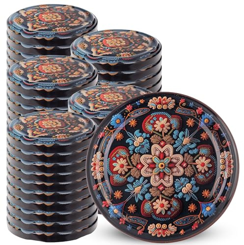 KADAX 50er Set Schraubdeckel TO82 ⌀ 82mm Symmetrische – Twist-Off Ersatzdeckel für 235-900ml Einmach- & Marmeladengläser | Luftdicht & Spülmaschinenfest