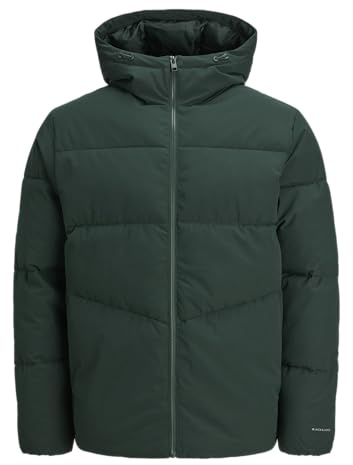 JACK & JONES Chaqueta acolchada para hombre, plateado, XL