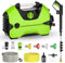 IERAKOR Idropulitrice ad Alta Pressione, Potenza 1400 W, Pressione 120 Bar, Portata 360L/H, 4 Tipi di Ugelli, Tubo Alta Pressione 10M, Pistola ad Alta Pressione, Idropulitrice Elettrica Professionale