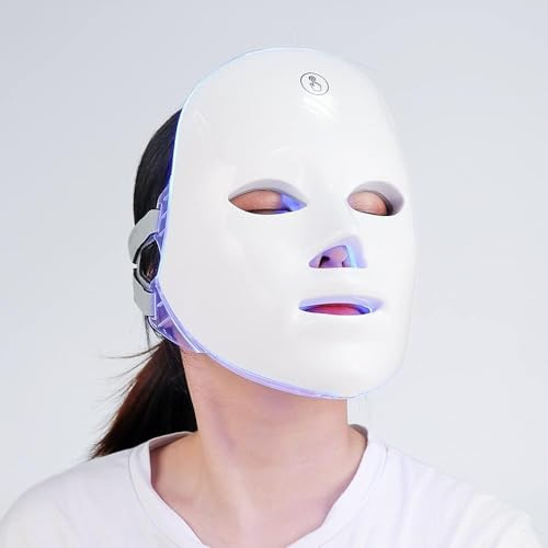 Maschera facciale LED USB terapia ringiovanimento della pelle Anti acne rimozione delle rughe maschera per la cura della pelle