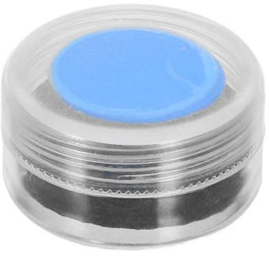 Toyvian Tiza de billar de alto rendimiento, forma redonda azul, profesional, para torneos y accesorios de billar domésticos, control mejorado, disparos precisos, residuos mínimos