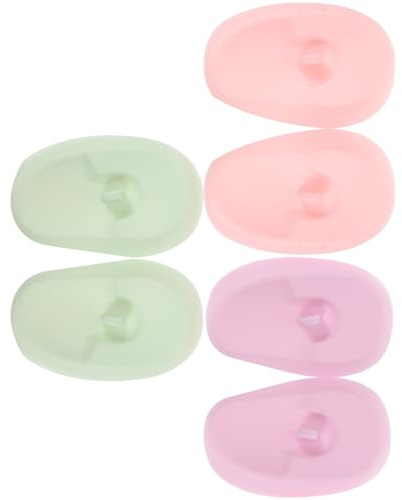ABOOFAN Auditivos de Silicona Cómodos y Duraderos 3 Pares Reutilizables Protección de Oídos para Teñir el Cabello para Salones de Belleza y Viajes