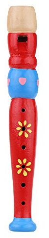 Generic Flûte Piccolo en Bois Exquise, Instrument de Musique, Jouet D'éducation Précoce pour Enfants, Jeu Amusant