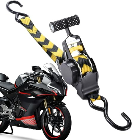 Cinghie a cricchetto – Cinghie retrattili auto-retrattili, fibbia automatica resistente con meccanismo di blocco di sicurezza, di carico sicuri per camion, campeggio, moto, rimorchi