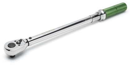 SATA ST96311SC Llave Dinamométrica Ajustable con Accionamiento de 1/2 Pulgada, 20-100NM, con Mango Moleteado de Aluminio y Estuche de Almacenamiento