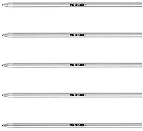 SmartPen Livescribe 3 kompatible Kugelschreiberminen, Länge 67 mm, D1. Schwarze, Blaue oder Rote Tinte. 67 mm 5 x schwarze Tinte.