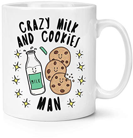 Pazzo Latte e Biscotti Uomo Stars 10oz Tazza