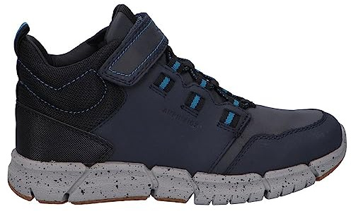 Geox J Flexyper Boy B Abx Ankle Boot, Navy Petrol, 29 EU