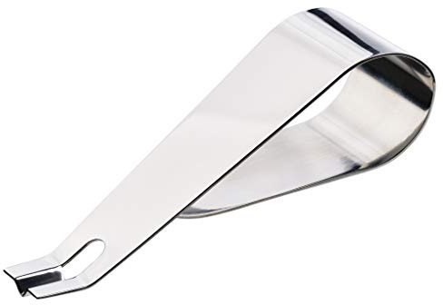 Zone Denmark Rocks Zestenreißer, Zester aus Edelstahl, Ziseliermesser, 11,4 x 3,5 cm, Polierter Stahl