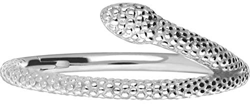 PIERCINGLINE Chirurgenstahl Segmentring Clicker | Schlange | Piercing Ohr Helix Conch Ring | Farb- und Größenauswahl