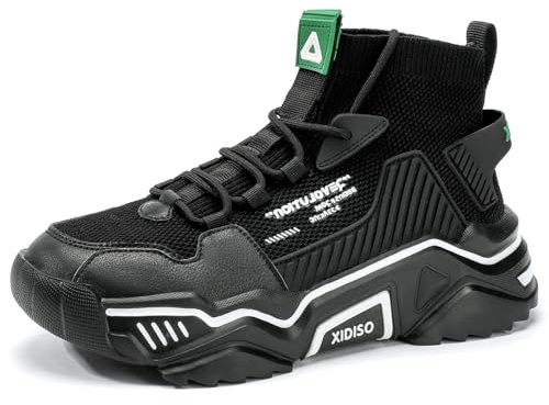 FUSHITON Montante Basket Mode Hommes Chaussure Sport Course Fitness Confort Sneakers Training Chaussures de Running Homme