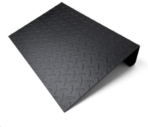 KORIKAHM Steel Squat Wedge Block, Board for Squats, Heel Elevated Wedge, Weightlifting, Split Stand, Slant Block for Calf Stretching (Wide Board)